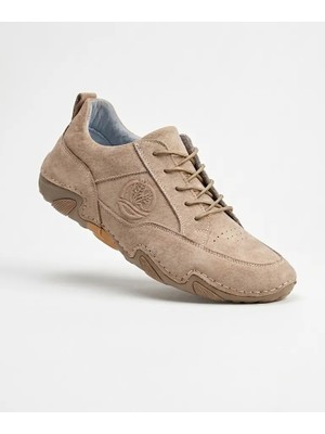 Growish GR0281  Nubuk Deri Özel Deri Giydirme Asimetrik Kauçuk Taban Erkek Yürüyüş Ayakkabısı