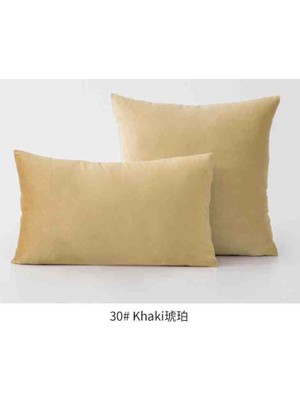 Ayzen Home 2li Kadıfe Kırlent Kılıfı Düz Renk