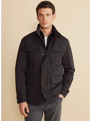Brooks Brothers Siyah Erkek Mont BBFW25MJC014