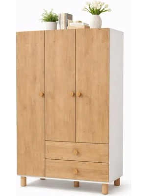 Cozibo Rio 3 Kapılı 2 Çekmeceli Gardrop