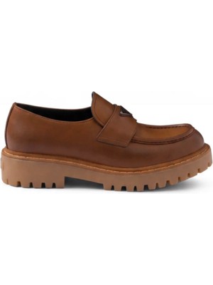 Prada Sport Komple Deri Metal Logolu Lofer