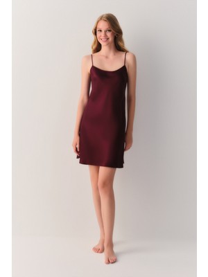 Suwen Silky Ipek Kısa Gecelik