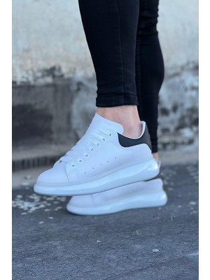 Epilons Beyaz Siyah Erkek Ayakkabı