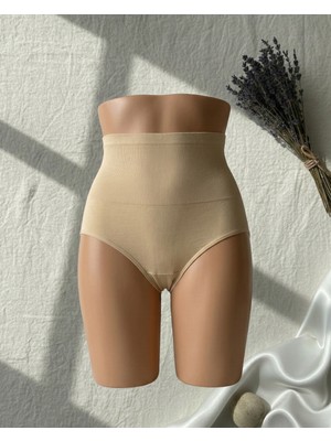 Corsely Yüksek Bel Dikişsiz Toparlayıcı Kaymaz Slip Yarım Korse