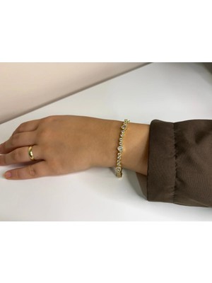 Eredka Kararmaz Paslanmaz Çelik Kalpli cm Bileklik (Ek Uzatmalı)