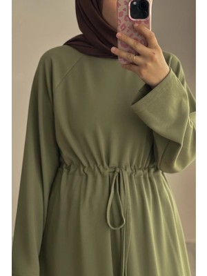 Ande Tesettür Oysho Köprülü Elbise - Ihlamur