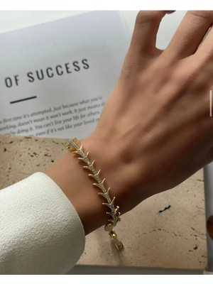 Eredka Kararmaz Paslanmaz Çelik V Model cm Bileklik (Ek Uzatmalı)