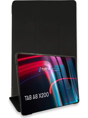 AyrStore Samsung Galaxy X200 Tab A8 10.5 Kılıf Tablet Smart Kılıf - Siyah