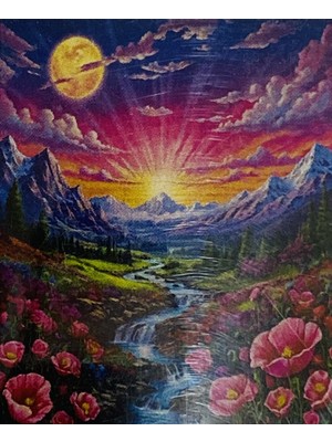 Elegantshop 5d Yapışan Boncuk Mozaik Tablo 40*50 cm XQC87329