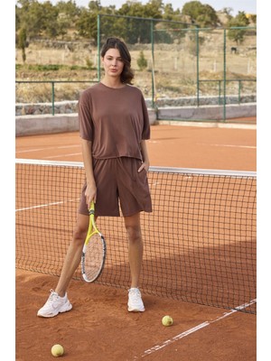 İlkyaz Fashion  Kısa Kollu Bisiklet Yaka Alt Üst Takım