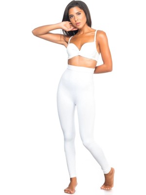 İlkyaz Fashion  Beyaz Mı Emay 2045 Anti Selülit Tayt Korse