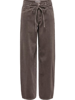 Only ShopINN Onlgıanna-Sılla Mw St Belt Pant Pnt Noos Kadın Kahverengi Pantolon - 15372521