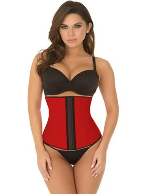 İlkyaz Fashion  Kırmızı Mı 9161 Terletici Agraflı Bel Korse