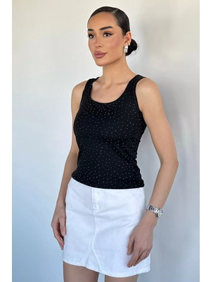 Gülseli Kadın Taş Işlemeli Likralı Bluz P-00020641