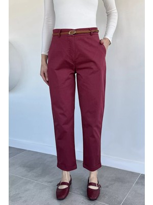 Gülseli Perry Kemerli Kadın Pantolon P-00020709