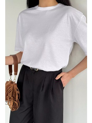 Gülseli Oversize Basıc Tişört P-00020671