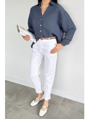 Gülseli Perry Kemerli Kadın Pantolon P-00020709