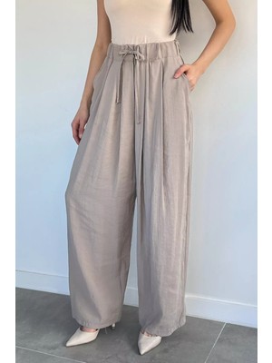 Gülseli Perry Kadın Bel Lastikli Bol Kesim Pantolon P-00020708