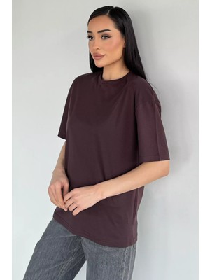 Gülseli Oversize Basıc Tişört P-00020671