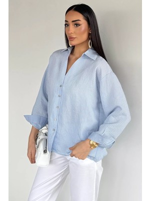 Gülseli Perry Kadın Çizgili Gömlek P-00020700