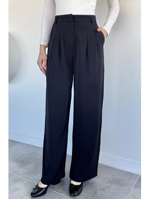 Gülseli Kadın Pileli Bol Paça Pantolon P-00020732