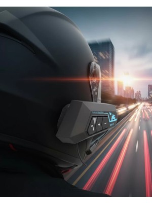 Store Mania Ieg™ Su Geçirmez Motosiklet Kask Kulaklık 1000MAH Batarya