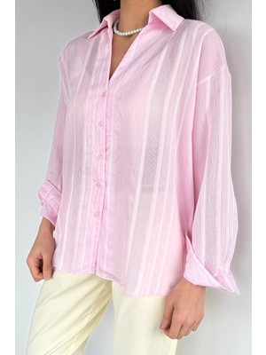 Gülseli Perry Kadın Transparan Gömlek P-00020720