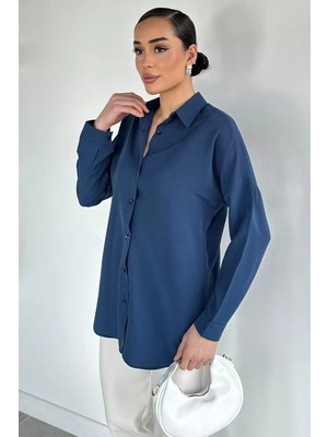 Gülseli Kadın Klasik Gömlek P-00020574