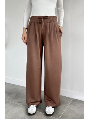 Gülseli Kadın Bel Lastikli Pileli Eşofman Altı P-00020555