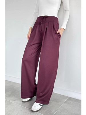 Gülseli Kadın Bel Lastikli Pileli Eşofman Altı P-00020555