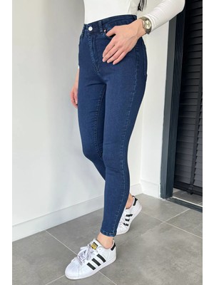 Gülseli Kadın Yüksek Bel Jean Kot Pantolon P-00020427
