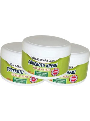 Nacario Corex Çörek Otu Kremi Green Box 3 Tane Birden 200 ml