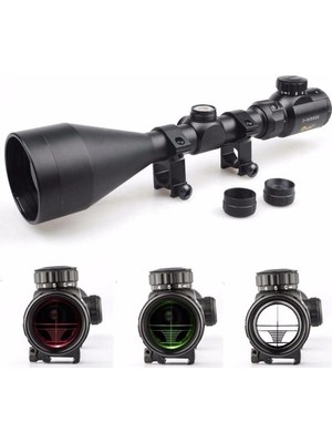 İlkyaz Fashion 3-9X56EG  Dürbünü Çift Işık Kırmızı,yeşil Kaynaklı Zoomlu ILKYZ-KRGRS34