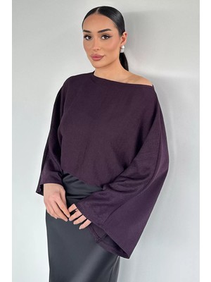 Gülseli Kadın Yarasa Kol Salaş Bluz P-00020617
