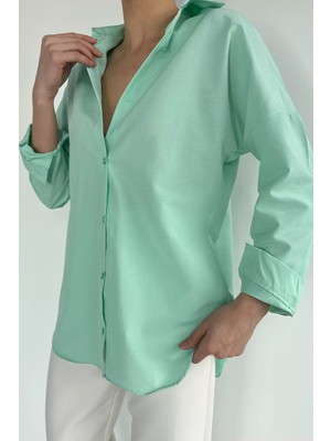 Gülseli Kadın Klasik Gömlek P-00020574