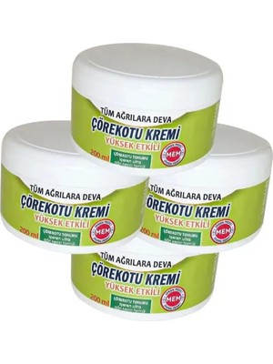 Nacario Çörek Otu Kremi Green Box 200 ml - 4 Adet Krem
