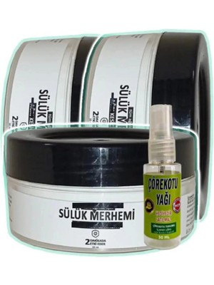 Nacario Sülük Merhemi Bakım Kremi 3X50 Ml+30 ml Çörek Otu Yağ ile