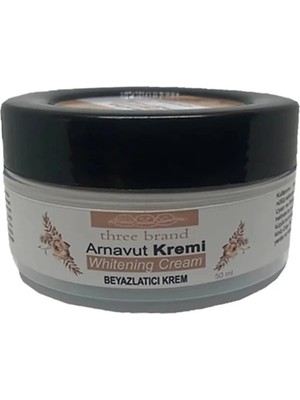 Nacario Süper Three Brand Arnavut Kremi Whitens Cream Tümbölge  Kremi 50 ml