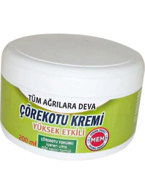 Nacario Süper Çörekotu Kremi Masaj Kremi 200 ml