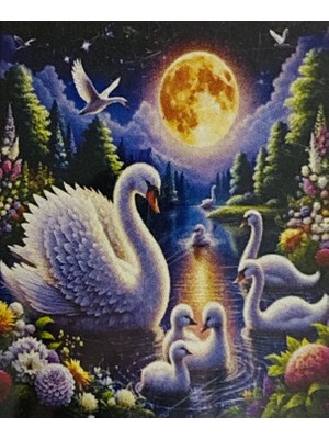 Elegantshop 5d Yapışan Boncuk Mozaik Tablo 40*50 cm XQC86314