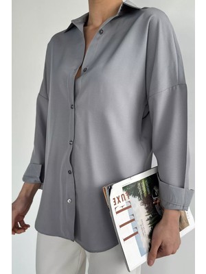 Gülseli Kadın Klasik Gömlek P-00020574