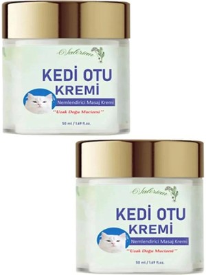 Nacario Kedi Otu Masaj Bakım Kremi 50ML 2 Adet