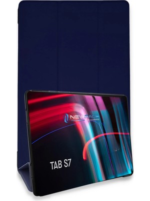 AyrStore Samsung Galaxy T870 Tab S7 11 Kılıf Tablet Smart Kılıf - Lacivert