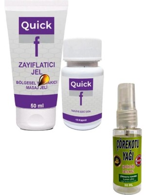 Nacario Quickf + Masaj Yağı 30 ml