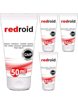 Nacario Redroid 4 Adet Masaj Kremi 50 ml Özel Krem