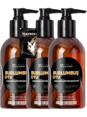 Nacario Süper Burlumbuş Otu Jeli 120 ml x 3 Adet + Jel