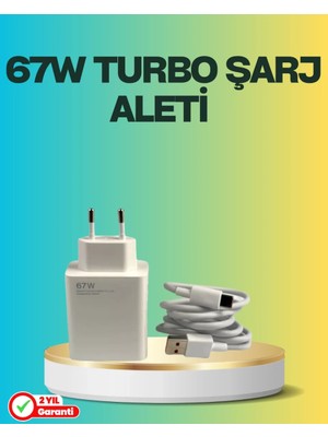 Butik 67 Watt Type C Turbo Şarj Seti