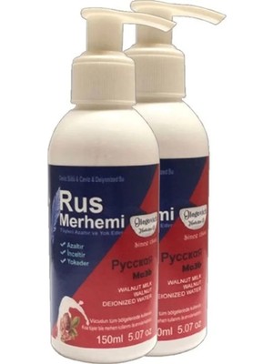 Nacario Süper Glegnd Blue Tüylere Krem 2 Tane x 150 ml Cevizli & Ceviz Sütlü Russ Merhemi