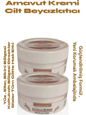 Nacario Süper Whitening Cream Arnavut Kremi  Krem 100 ml x 2 Adet