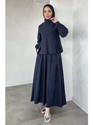 Julude Etek Bluz Kombinli Tesettür Ikili Takım P-00020585